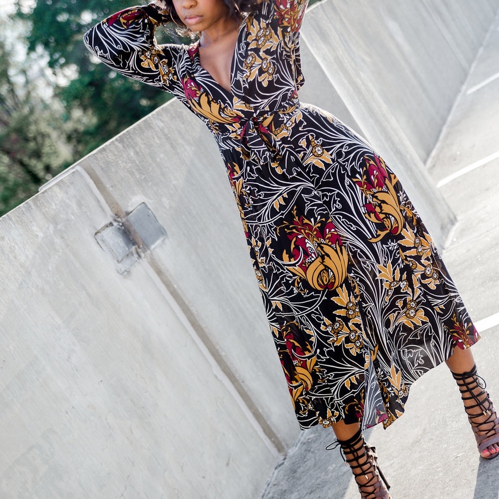 Zara wrap dress